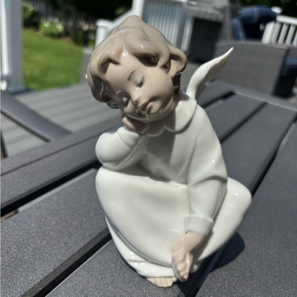 Lladro Porcelain Angel Figurine